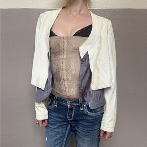 Elegant Cream Women's Jacket